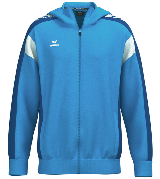 Teamline Celebrate 125 -  Træningstrøje med lang lynlås og hætte. Curacao, konge blå