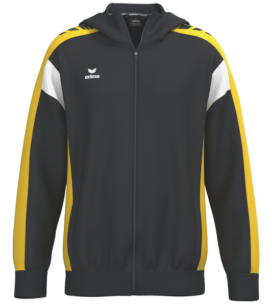 Teamline Celebrate 125 -  Træningstrøje med lang lynlås og hætte. Sort/gul