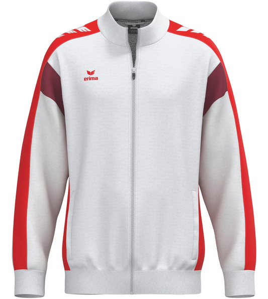 Teamline Celebrate 125 -  Træningstrøje med lang lynlås. Hvid - rød