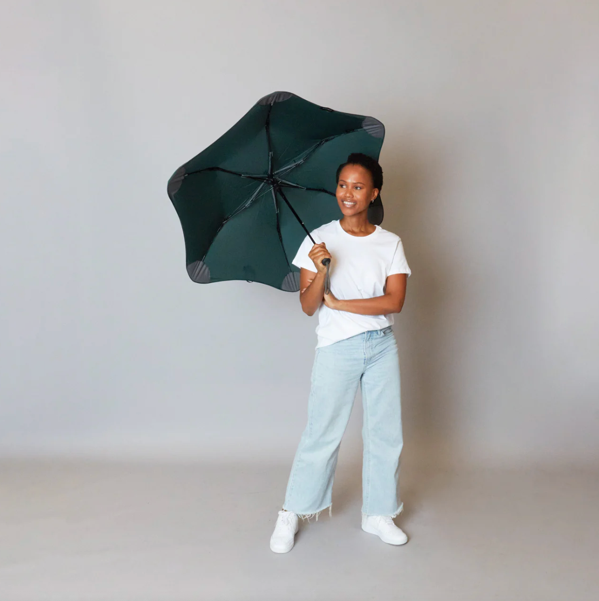 BLUNT Metro. Luksus paraply til håndtasken med 100 cm skærm - Forrest Green