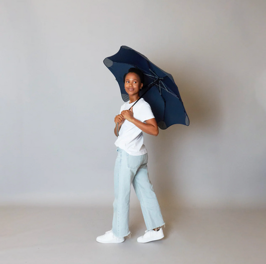 BLUNT Metro. Luksus paraply til håndtasken med 100 cm skærm - Navy blå