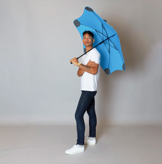 BLUNT Classic. Luksus paraply med 120 cm skærm - Blå