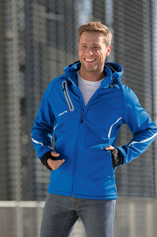 4300 - Softshelljakke - Luksusjakke med aftagelig hætte.