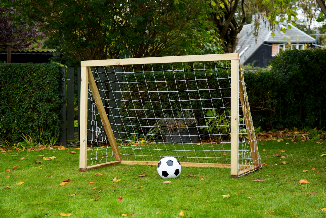 Køb idag og få leveret ca. 1/10 - Fodboldmål natur - Classic Mini 150 x 120 cm