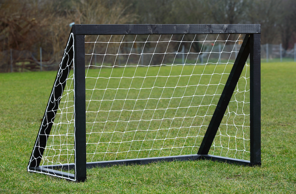 Køb idag og få leveret ca. 1/10 - Fodboldmål sort - Pro Mini 150 x 120 cm -