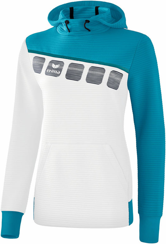 Teamline 5-C hættetrøje faconsyet damemodel