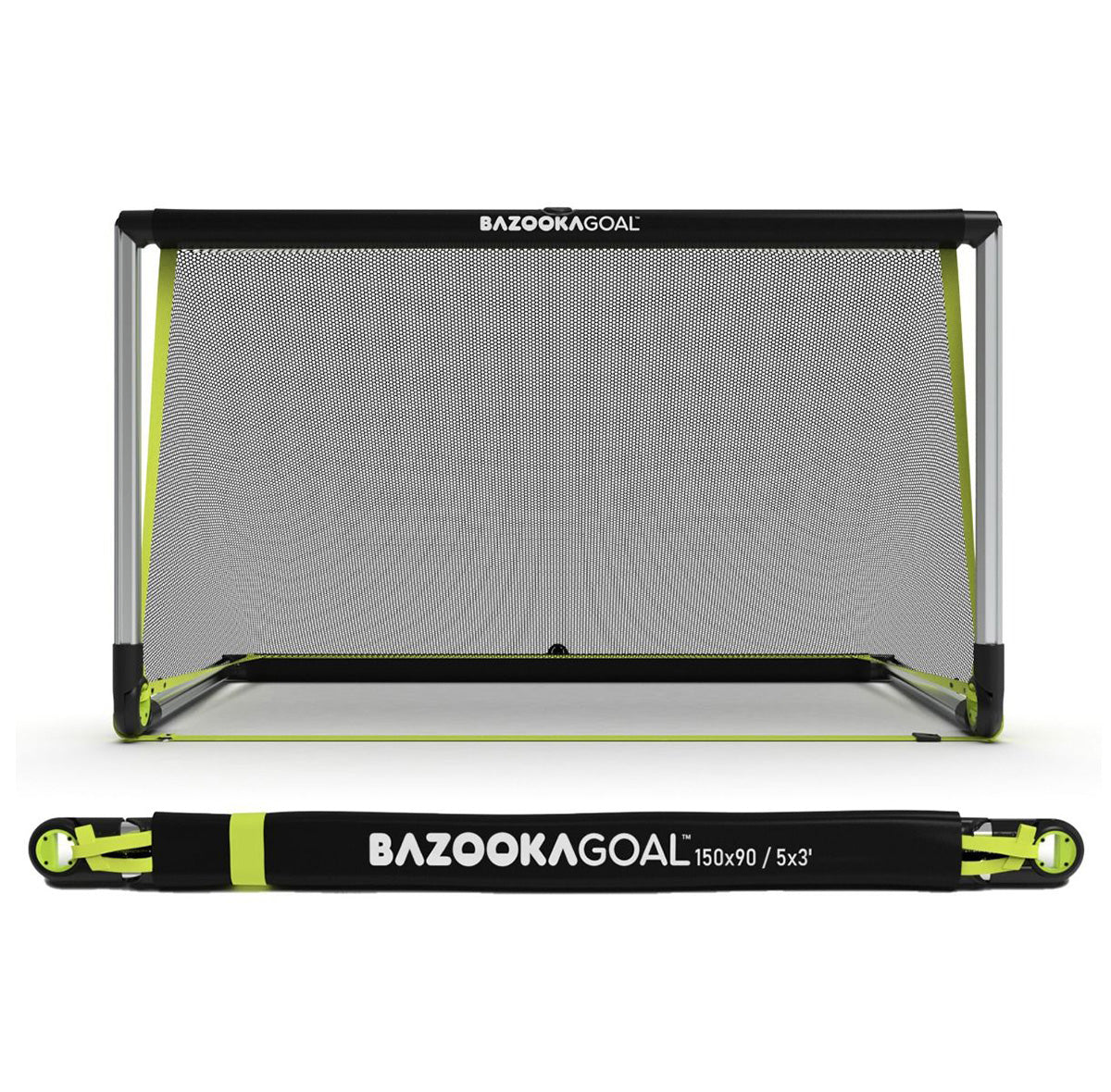 4 stk. BazookaGoal 2.0 ALU (150 x 90 cm) – Det Ultimative Foldbare Fodboldmål