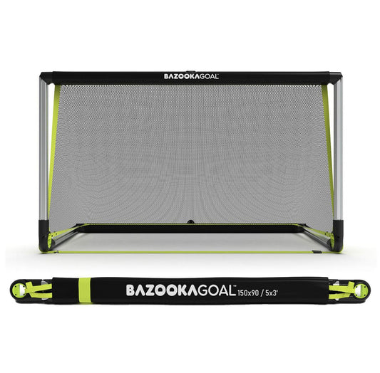 2 stk. BazookaGoal 2.0 ALU (150 x 90 cm) – Det Ultimative Foldbare Fodboldmål