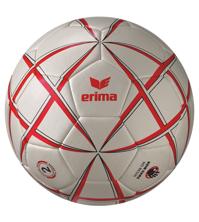 KLUBTILBUD - 10 stk. Erima MAGIC WHITE TRAINING HARPIKS-FRI str. 1 - Hvid-rød