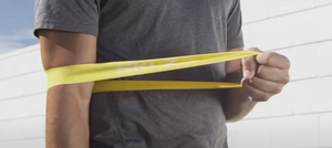 Pakke med 3 SKLZ Mini Bands - Light, Medium og Heavy styrke