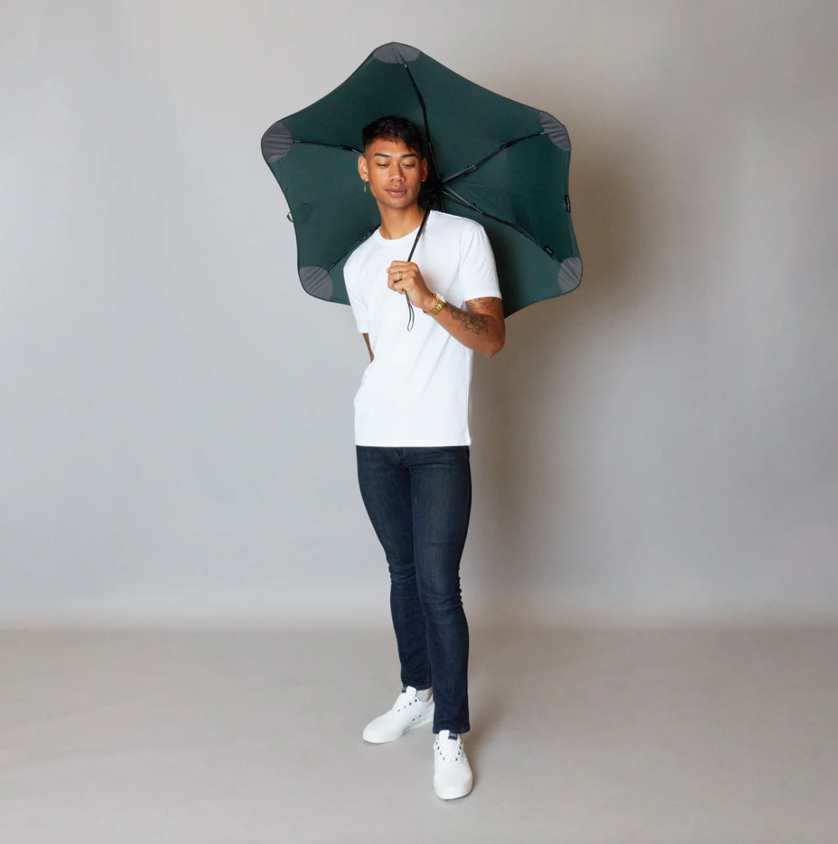 BLUNT Metro. Luksus paraply til håndtasken med 100 cm skærm - Forrest Green