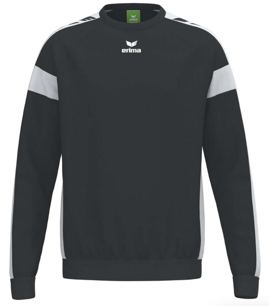 Erima sweatshirt med 43% bomuld. Sort-hvid