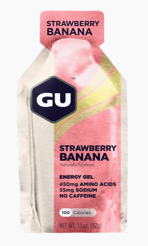 1 stk. GU Energy Energi Gel 32g med Jordbær-Banan smag