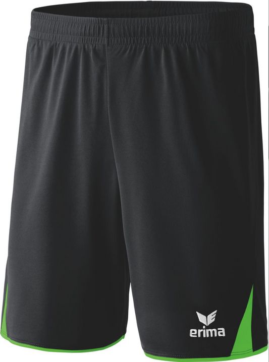 Outlet str. Medium Shorts herre sort med grøn stribe på siden