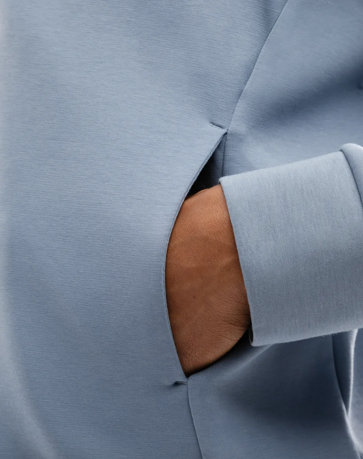 Outlet str. Large: Sæt med Siroko Hoodie med lang lynlås og hætte samt bukser