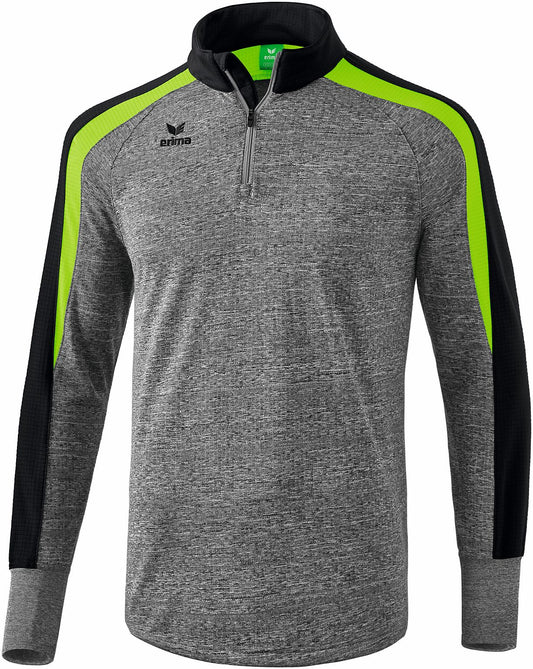 Træningstrøje med kort lynlås