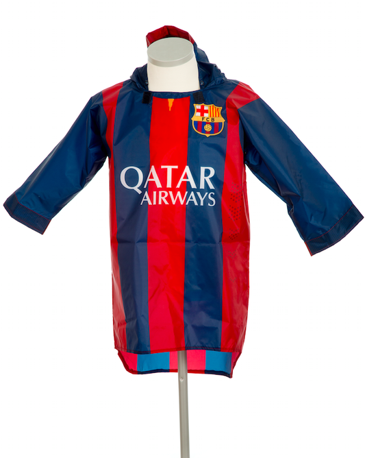 Til kamp mod regn og blæst med en ægte Barca Rain-Mac. Vejl. pris 199,-